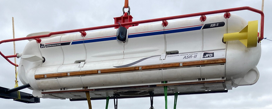 The mock-up is part of a multi-million-pound contract for the design and build of an advanced submarine rescue vehicle awarded by shipbuilder Daewoo Shipbuilding and Marine Engineering (DSME).