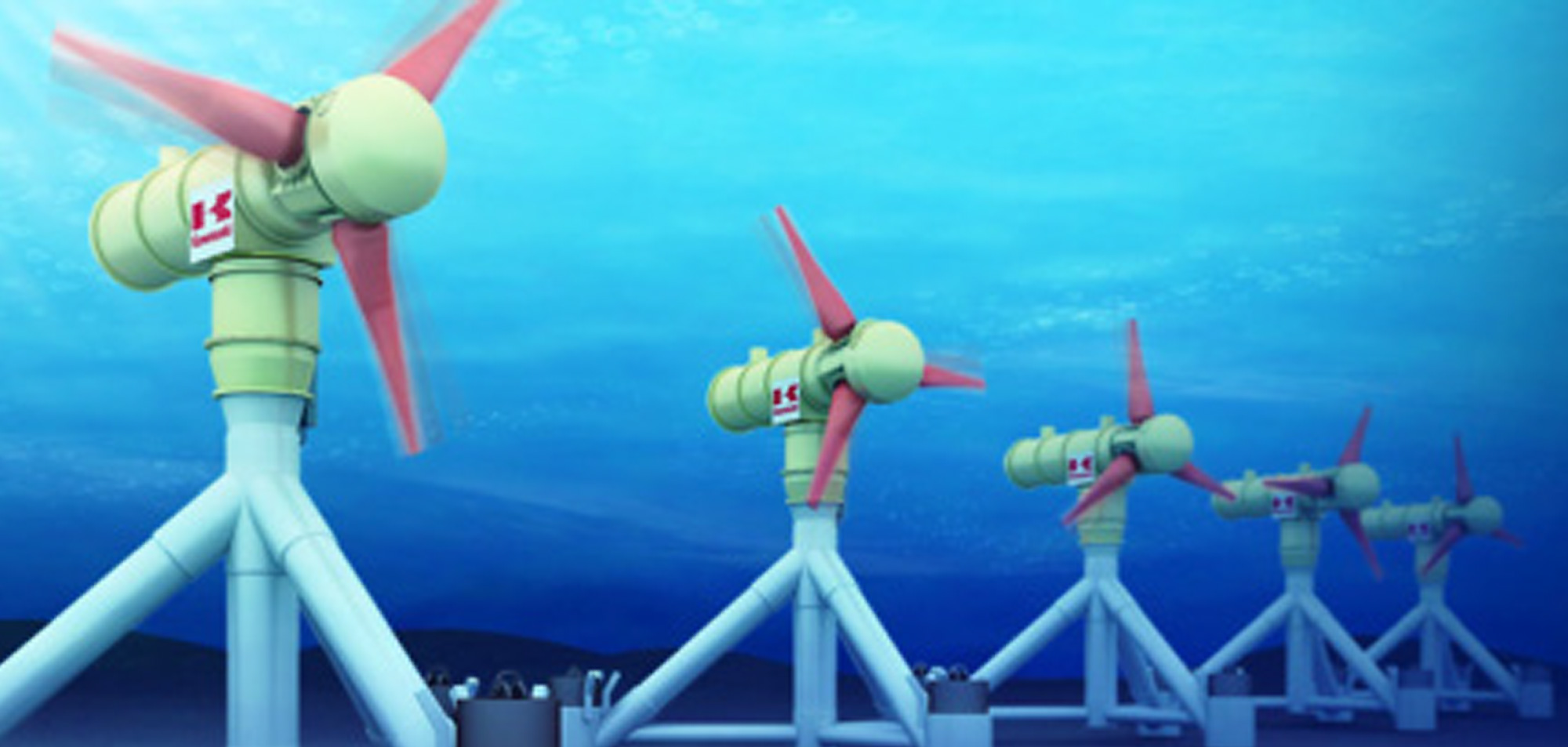 James Fisher Marine Services Ltd (JFMS) complete design study for Kawasaki Heavy Industries tidal turbine.