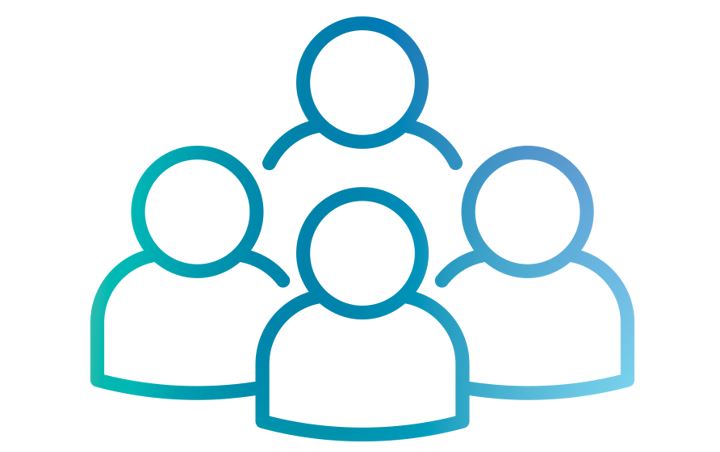 Seasoned & approachable team  icon