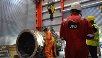 JFD was commissioned to test a submarine hull at their National Hyperbaric Centre in Aberdeen, UK.